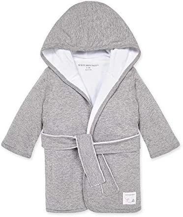 Cheap ๐ Burt's Bees Baby Baby-girls Bathrobe, Infant Hooded Robe, Absorbent Knit Terry, 100% Organic Cotton, 0-9 Months Heather Grey ๐ 6 Cheap ๐ Burt's Bees Baby Baby-girls Bathrobe, Infant Hooded Robe, Absorbent Knit Terry, 100% Organic Cotton, 0-9 Months Heather Grey ๐ - Image 6