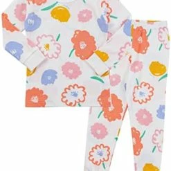 Flash Sale 🌟 Mini-K Baby Toddler Kids Boys 👧 Girls Sleepwear Pajamas 100% Cotton Long Sleeve 2pcs Pjs Set Basic Yellow ❤️ -Sleepwear & Robes Sales 41lxURWTXzL. AC