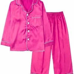 Deals ๐ Weixinbuy Pajama Set For Kid Baby Boy Girl Button-up Silk Pajama Sleepwear Nightwear Loungewear Clothes Set Gifts For Kids Red (short Sleeve) ๐ 18 Deals ๐ Weixinbuy Pajama Set For Kid Baby Boy Girl Button-up Silk Pajama Sleepwear Nightwear Loungewear Clothes Set Gifts For Kids Red (short Sleeve) ๐ -Sleepwear & Robes Sales 41m7STvZrGL. AC