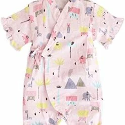 Hot Sale 🌟 PAUBOLI Baby Japanese Kimono Robe Cotton Infant Comfy Loose Pajamas 74 🎉 -Sleepwear & Robes Sales 41mrr45FS1L. AC