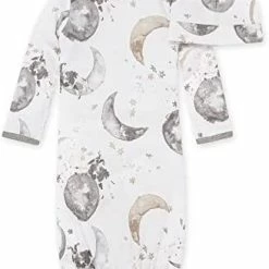 Coupon 🛒 Burt's Bees Baby Baby Sleeper Gown & Hat Set Waddle Waddle Blue ⭐ -Sleepwear & Robes Sales 41nqlVSehFL. AC