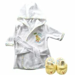 Best deal 😍 Luvable Friends Unisex Baby Cotton Terry Bathrobe, Turtle, One Size 😀 -Sleepwear & Robes Sales 41pjZHaFgyL