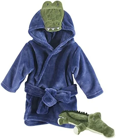 Best Sale ๐ฅฐ Hudson Baby Unisex Baby Plush Bathrobe And Toy Set Handsome Bear ๐ 4 Best Sale ๐ฅฐ Hudson Baby Unisex Baby Plush Bathrobe And Toy Set Handsome Bear ๐ - Image 4