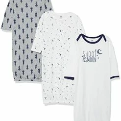 New 👍 Yoga Sprout Cotton Gowns, 3 Pack Little Man 💯 -Sleepwear & Robes Sales 41qSH5AyFRL. AC