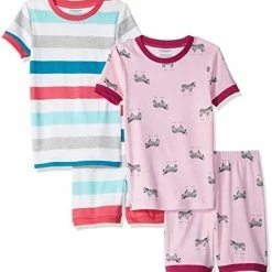 Best reviews of 🛒 Amazon Essentials Unisex Babies, Toddlers And Kids' Snug-Fit Cotton Pajama Sleepwear Sets Blue, Hearts ❤️ -Sleepwear & Robes Sales 41r3Sk5cqaL. AC