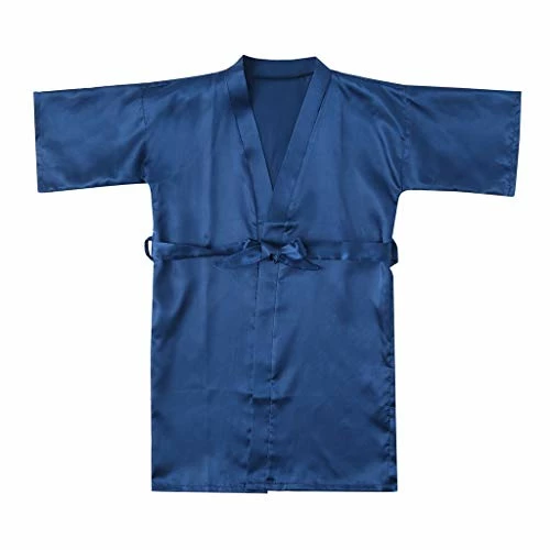 Best Sale ๐ Satin Sleepwear Silk Solid Toddler Baby Bathrobe Robes Clothes Kids Kimono ๐ง Girls ๐ง Girls Swallowtail Jacket Kids (Navy, 4) ๐ 1 Best Sale ๐ Satin Sleepwear Silk Solid Toddler Baby Bathrobe Robes Clothes Kids Kimono ๐ง Girls ๐ง Girls Swallowtail Jacket Kids (Navy, 4) ๐