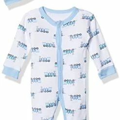 Deals ⌛ Luvable Friends Unisex Baby Cotton Preemie Sleep And Play And Cap Anchor 🎉 -Sleepwear & Robes Sales 41sMK3IdhVL. AC