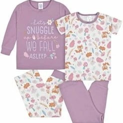 Discount 🔥 Gerber Baby 👧 Girls Toddler Snug Fit 4-Piece Pajama Set Unicorn 👏 -Sleepwear & Robes Sales 41u26KF572L. AC