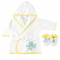 Best deal 😍 Luvable Friends Unisex Baby Cotton Terry Bathrobe, Turtle, One Size 😀 -Sleepwear & Robes Sales 41v7KrlIKOL