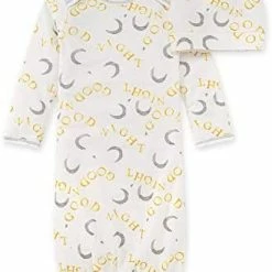 Coupon 🛒 Burt's Bees Baby Baby Sleeper Gown & Hat Set Waddle Waddle Blue ⭐ -Sleepwear & Robes Sales 41vtSVby KL. AC