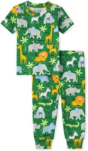 Deals ๐ฅ The Children's Place Unisex Baby And Toddler Short Sleeve Top And Pants Snug Fit 100% Cotton 2 Piece Pajama Sets Numbers โค๏ธ 2 Deals ๐ฅ The Children's Place Unisex Baby And Toddler Short Sleeve Top And Pants Snug Fit 100% Cotton 2 Piece Pajama Sets Numbers โค๏ธ - Image 2