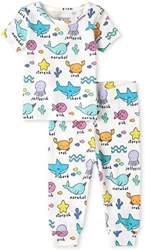 Deals ๐ฅ The Children's Place Unisex Baby And Toddler Short Sleeve Top And Pants Snug Fit 100% Cotton 2 Piece Pajama Sets Numbers โค๏ธ 5 Deals ๐ฅ The Children's Place Unisex Baby And Toddler Short Sleeve Top And Pants Snug Fit 100% Cotton 2 Piece Pajama Sets Numbers โค๏ธ - Image 5