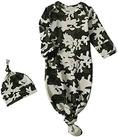 Hot Sale ๐ OPAWO Newborn Baby Cotton Sleeper Gown Unisex Knotted Sleeping Bag Romper Coming Home Outfits With Mitten Cuffs 0-6 Months Red 2 ๐ 3 Hot Sale ๐ OPAWO Newborn Baby Cotton Sleeper Gown Unisex Knotted Sleeping Bag Romper Coming Home Outfits With Mitten Cuffs 0-6 Months Red 2 ๐ - Image 3