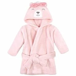 Coupon 👏 Hudson Baby Unisex Baby Plush Animal Face Robe, Pretty Elephant, One Size, 0-9 Months 😀 -Sleepwear & Robes Sales 41ydlYVFlL