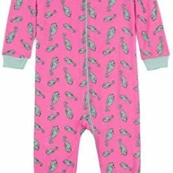 New 🌟 Leveret Kids Pajamas Baby Boys 👧 Girls Footed Pajamas Sleeper 100% Cotton (Size 6-12 Months-5 Toddler) Butterfly 🎉 -Sleepwear & Robes Sales 41yjtDT0XL. AC