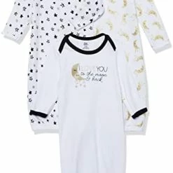 New 👍 Yoga Sprout Cotton Gowns, 3 Pack Little Man 💯 -Sleepwear & Robes Sales 41zE rx8aoL. AC