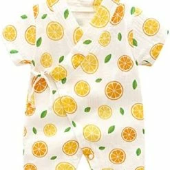 Discount 👍 PAUBOLI Kimono Robe Newborn Cotton Yarn Robe Baby Romper Infant Japanese Pajamas… Strawberry 💯 -Sleepwear & Robes Sales 51 LE50ICL. AC