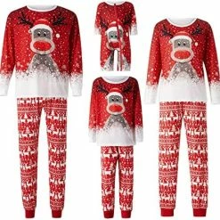 Flash Sale 😉 Family ❄ Christmas Pjs Matching Sets Baby ❄ Christmas Matching Jammies For Adults And Kids Holiday Xmas Sleepwear Set ✔️ -Sleepwear & Robes Sales 512pdh0tJL. AC