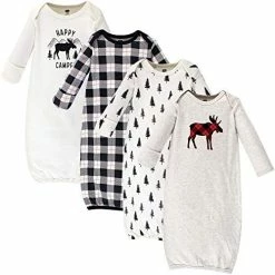 Brand new ⌛ Hudson Baby Baby 👧 Girls' Cotton Gowns Woodland Fox ✨ -Sleepwear & Robes Sales 518GG4srqEL. AC