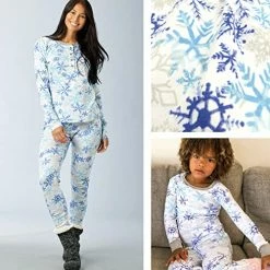 Wholesale ✔️ HonestBaby Organic Cotton Holiday Family Jammies Pajamas 🎁 -Sleepwear & Robes Sales 518MlAOibmL