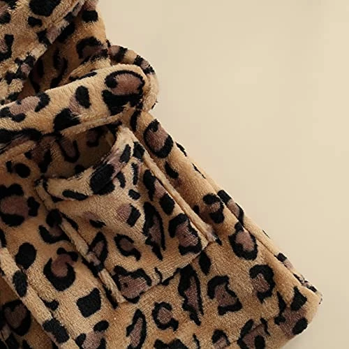 Budget β¨ Mubineo Toddler Baby Girl Boy Comfy Thick Solid Color Plush Robe Unisex Bathrobe Z1 Animal Leopard π 4 Budget β¨ Mubineo Toddler Baby Girl Boy Comfy Thick Solid Color Plush Robe Unisex Bathrobe Z1 Animal Leopard π - Image 4