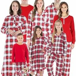 Top 10 🔔 SleepytimePJs 🎅 Christmas Family Matching Plaid Flannel Pajama Pj Sets 🎁 -Sleepwear & Robes Sales 51C6Hq711hL. AC