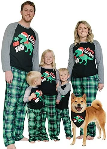 Top 10 🌟 IFFEI 🎅 Christmas Pajamas For Family With Print Top And Pants Jammies Sleepwear Matching PJ's Sets 🤩 2 Top 10 🌟 IFFEI 🎅 Christmas Pajamas For Family With Print Top And Pants Jammies Sleepwear Matching PJ's Sets 🤩 - Image 2