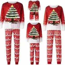 Discount 👏 Holiday Family Pajamas Matching Sets 🎁 Christmas PJs With Mama Bear Printed Romper Plaid Pants Sleepwear 🥰 -Sleepwear & Robes Sales 51CszPFQplL. AC