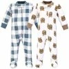 Hot Sale 🤩 Hudson Baby Unisex Baby Fleece Sleep And Play Santa Snowman 🔔