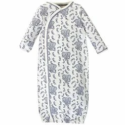 Best Pirce ⭐ Touched By Nature Baby 👧 Girls' Organic Cotton Kimono Gowns Garden Floral 🥰 -Sleepwear & Robes Sales 51FjLWRiwxS