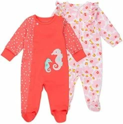 Top 10 ✨ Sleep And Play Footies Organic Cotton, Set Of Two, Sleepers Turtle Print 🔥 -Sleepwear & Robes Sales 51G6OH1iBIL. AC