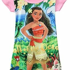 Best reviews of 😍 WNQY Little 👧 Girls Princess Cartoon Printed Casual 👗 Dress Purple 45 ⌛