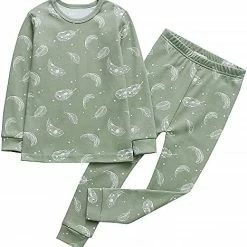 Best Pirce ✔️ Owlivia 100% Organic Cotton Baby Long/Short Sleeve Pajama Sets, Toddler Boy Girl 2-Piece Sleepwear Short Rabbit Gray 🎁 -Sleepwear & Robes Sales 51Gizon8ZRL. AC