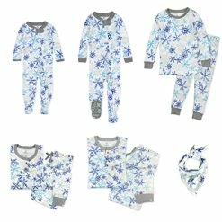 Wholesale ✔️ HonestBaby Organic Cotton Holiday Family Jammies Pajamas 🎁