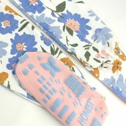 Cheapest 🔥 HonestBaby Baby Organic Cotton Snug-fit Footed Pajamas Flower Power ✔️ -Sleepwear & Robes Sales 51OWzJ2x59L