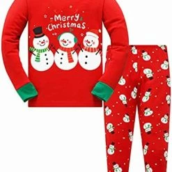 Best Sale 🛒 Kids 🎄 Christmas Pajamas 100% Cotton Toddler 👧 Girls Long Sleeve Elf Pjs Set Boys Xmas Jammies Holiday Clothes Set 3t-10t Elf/green 😀 -Sleepwear & Robes Sales 51OkYORFbLL. AC