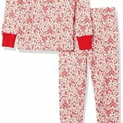 Buy 🛒 Amazon Essentials Unisex Babies, Toddlers And Kids' Snug-Fit Cotton Pajama Sleepwear Sets Polar Bear 😍 -Sleepwear & Robes Sales 51RHaLr7P9L. AC
