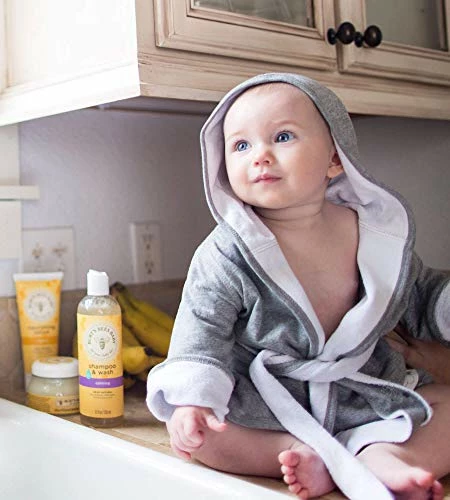 Cheap ๐ Burt's Bees Baby Baby-girls Bathrobe, Infant Hooded Robe, Absorbent Knit Terry, 100% Organic Cotton, 0-9 Months Heather Grey ๐ 3 Cheap ๐ Burt's Bees Baby Baby-girls Bathrobe, Infant Hooded Robe, Absorbent Knit Terry, 100% Organic Cotton, 0-9 Months Heather Grey ๐ - Image 3