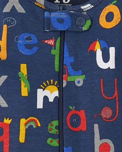 Coupon β¨ The Children's Place Baby And Toddler Snug Fit 100% Cotton Zip-Front One Piece Footed Pajama Allover Alphabet π 2 Coupon β¨ The Children's Place Baby And Toddler Snug Fit 100% Cotton Zip-Front One Piece Footed Pajama Allover Alphabet π - Image 2