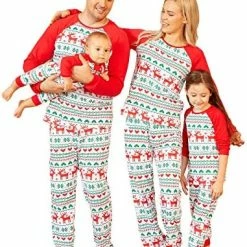 Best reviews of ⌛ PopReal 🔔 Christmas Pajamas For Family, Matching Family 🔔 Christmas PJs Sets Blue Elk Tree Printed Top Sleepwear 😀 -Sleepwear & Robes Sales 51WiBUSLM1L. AC