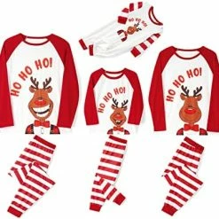 Best Pirce ⭐ Family Matching Pajamas 🎅 Christmas Pjs Holiday Nightwear Sleepwear Sets Long Sleeve Pjs 👍 -Sleepwear & Robes Sales 51XZiys1IL. AC