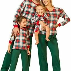Best reviews of ⌛ PopReal 🔔 Christmas Pajamas For Family, Matching Family 🔔 Christmas PJs Sets Blue Elk Tree Printed Top Sleepwear 😀 -Sleepwear & Robes Sales 51XZl8dlsGL. AC