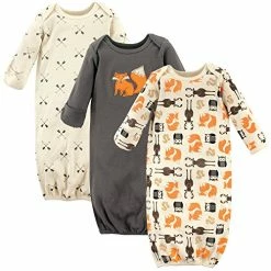 Brand new ⌛ Hudson Baby Baby 👧 Girls' Cotton Gowns Woodland Fox ✨