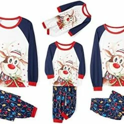 Buy ⭐ Christmas Pajamas Family Matching Sets 🔔 Christmas Pjs Xmas Sleepwear Jammies Holiday Loungewear Set For Adult Kids Baby 😀 -Sleepwear & Robes Sales 51dpjVHT2NL. AC