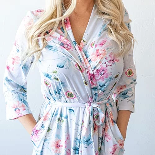 Best deal 🛒 DOUBLE THE SPRINKLES Maternity Robe And Matching Baby Set Hospital Labor Delivery Robe And Swaddle Set Maddison + Green Swaddle Set 🎉 3 Best deal 🛒 DOUBLE THE SPRINKLES Maternity Robe And Matching Baby Set Hospital Labor Delivery Robe And Swaddle Set Maddison + Green Swaddle Set 🎉 - Image 3