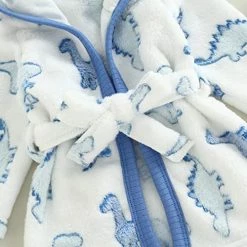 Cheapest 👍 Mubineo Newborn Infant Baby Boy Girl Cute Animal Plush Robe Dinosaur Unisex Bathrobe White Leopard Print 🛒 -Sleepwear & Robes Sales 51f2eAVpHkL