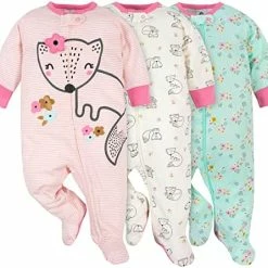 Top 10 🥰 Gerber Baby 👧 Girls' 3-Pack Sleep 'N Play Bunny Star 🤩 -Sleepwear & Robes Sales 51fzlq8aCTL. AC