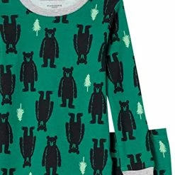 Outlet 🎁 Amazon Essentials Unisex Babies, Toddlers And Kids' Snug-Fit Cotton Pajama Sleepwear Sets Happy Camper 🔔