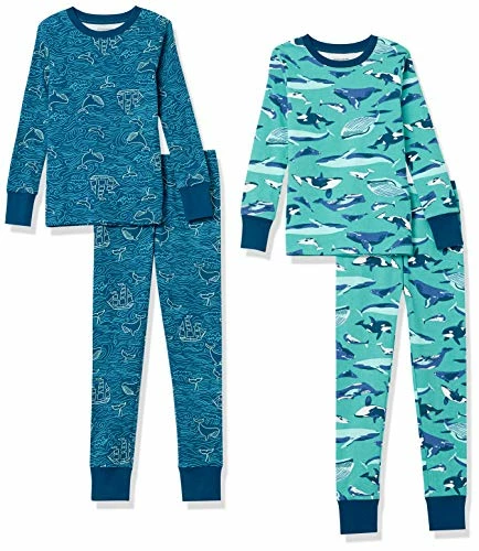 Cheapest ๐ฅฐ Amazon Essentials Unisex Babies, Toddlers And Kids' Snug-Fit Cotton Pajama Sleepwear Sets White/red/pale Aqua Blue, Stripe/yeah ๐ 1 Cheapest ๐ฅฐ Amazon Essentials Unisex Babies, Toddlers And Kids' Snug-Fit Cotton Pajama Sleepwear Sets White/red/pale Aqua Blue, Stripe/yeah ๐