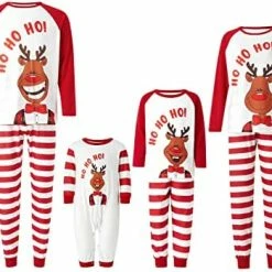 Buy ⭐ Christmas Pajamas Family Matching Sets 🔔 Christmas Pjs Xmas Sleepwear Jammies Holiday Loungewear Set For Adult Kids Baby 😀 -Sleepwear & Robes Sales 51hjomJ8QvL. AC